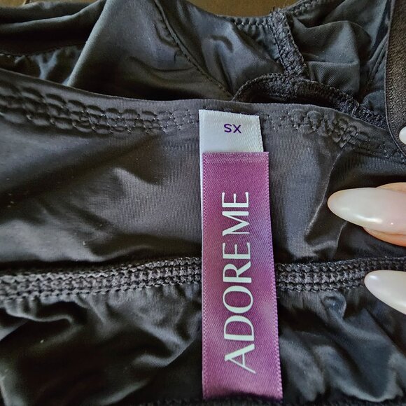NWT Adore Me wireless bra Black front cut out sz xs - Picture 8 of 9